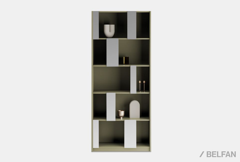 Стеллаж "Сакраменто" 100 (с зеркалами) МДФ, шпон дуба 2