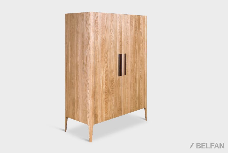 Тумба высокая "Бергамо" массив дуба 2