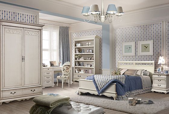 Стеллаж "Тэфи" массив и шпон дуба 2