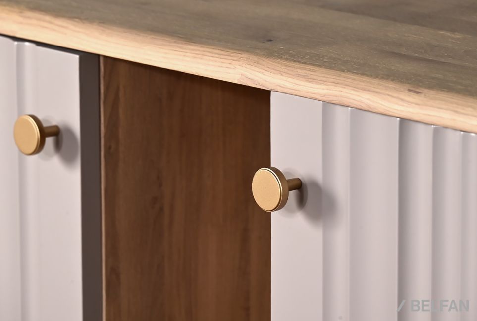 Тумба высокая "Меридиан" массив дуба, МДФ 5