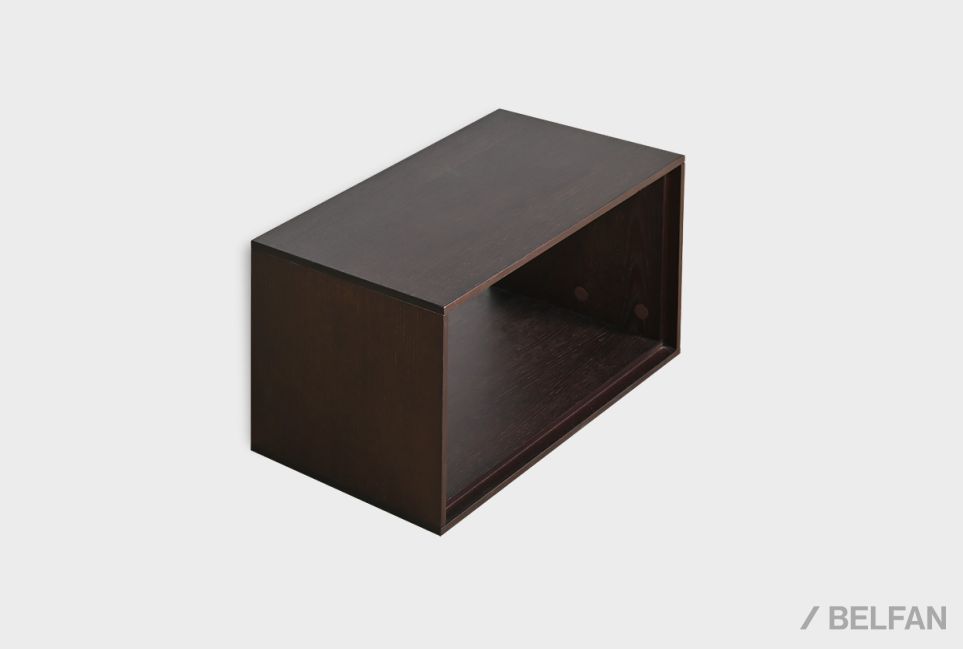 Полка настенная "Монреаль" 1 шпон дуба, МДФ 3