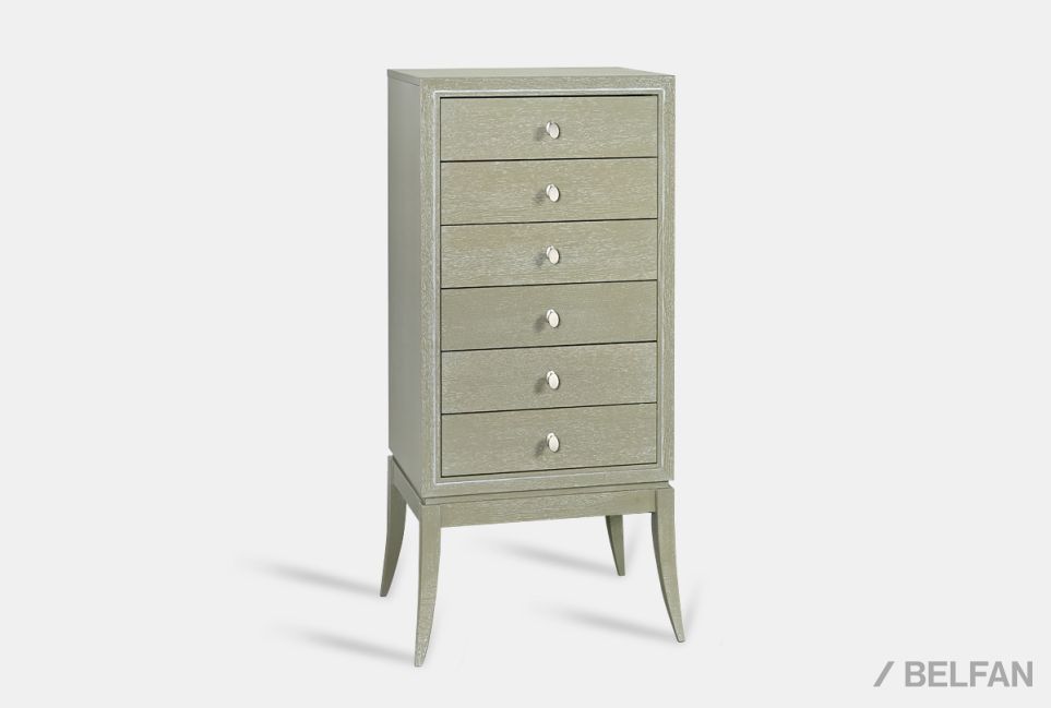 Комод высокий "Коста" массив и шпон дуба 1