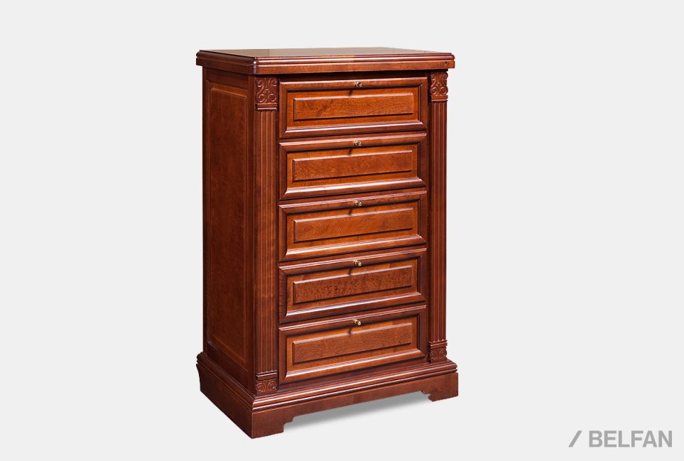 Комод "Престиж" 1 массив и шпон берёзы 1