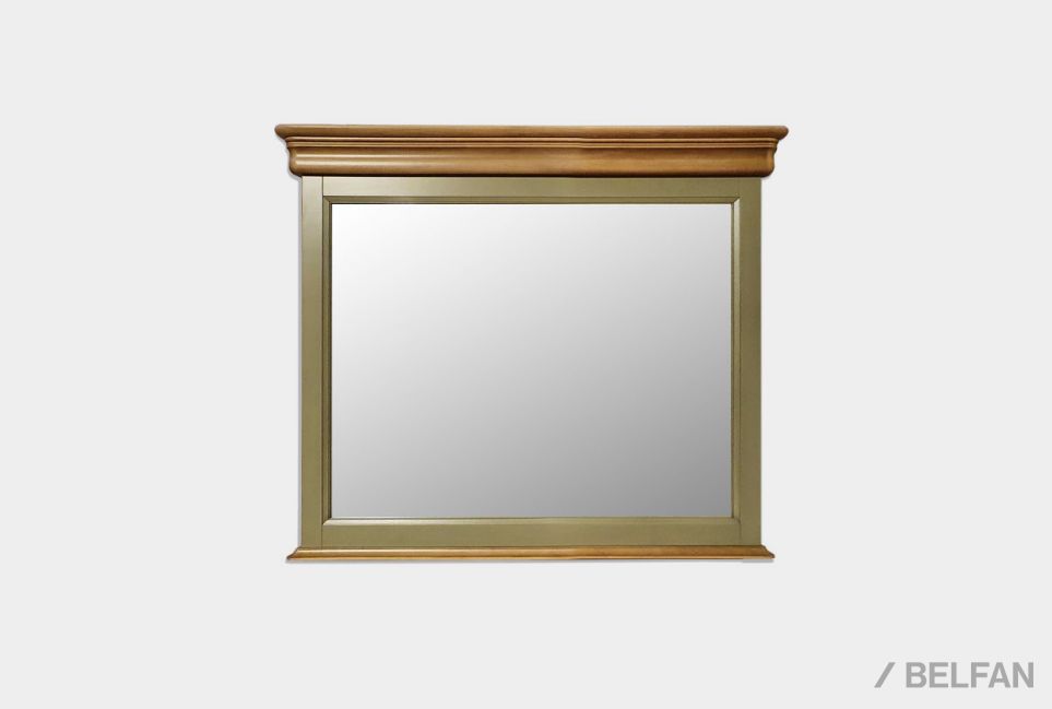 Зеркало "Оливия" 115 массив и шпон ольхи 2