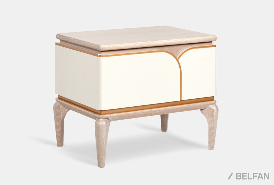 Тумба прикроватная "Алекса" массив и шпон дуба, МДФ 1