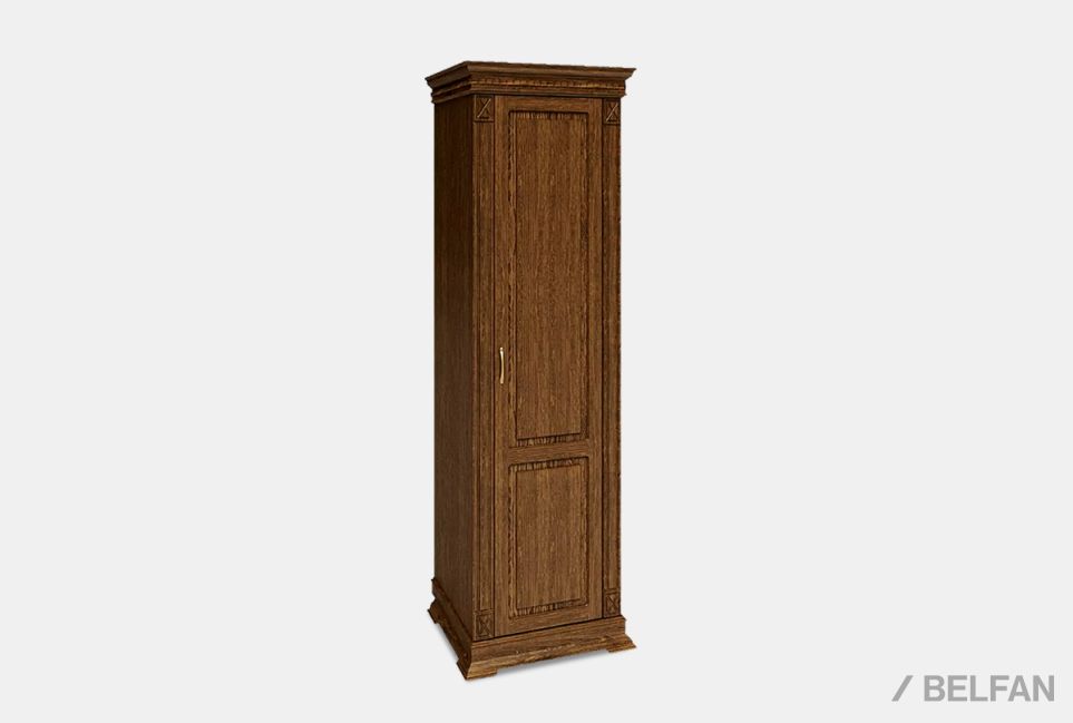 Шкаф 1-но дверный "Верди Люкс" массив и шпон дуба 1