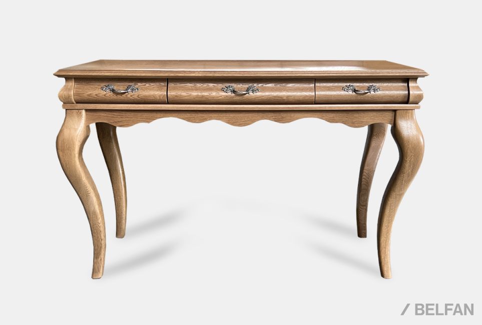 Стол туалетный (без надставки) "Тэфи" массив и шпон дуба 1