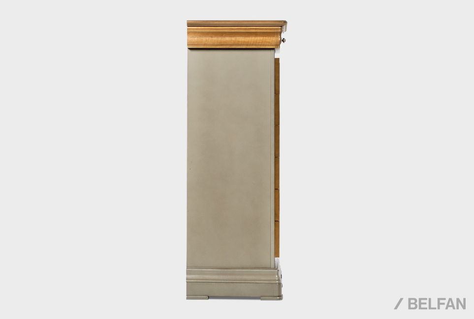 Комод "Оливия" высокий массив и шпон ольхи 6