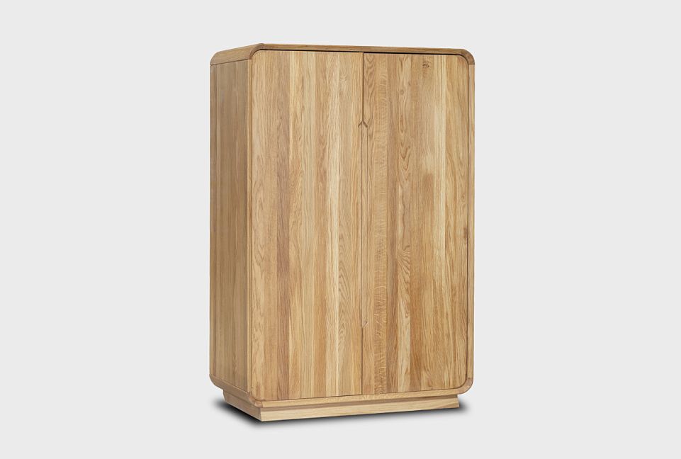 Тумба высокая "Монблан"; американский орех