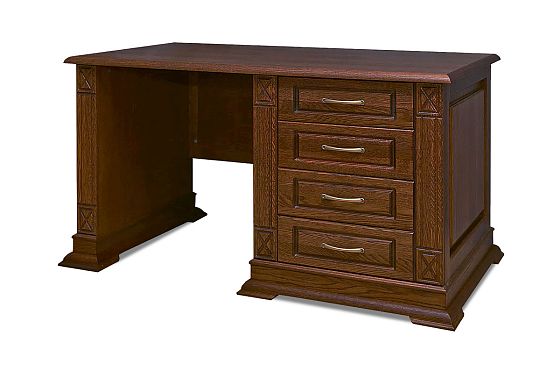 Стол письменный "Верди Люкс 9" массив и шпон дуба 4