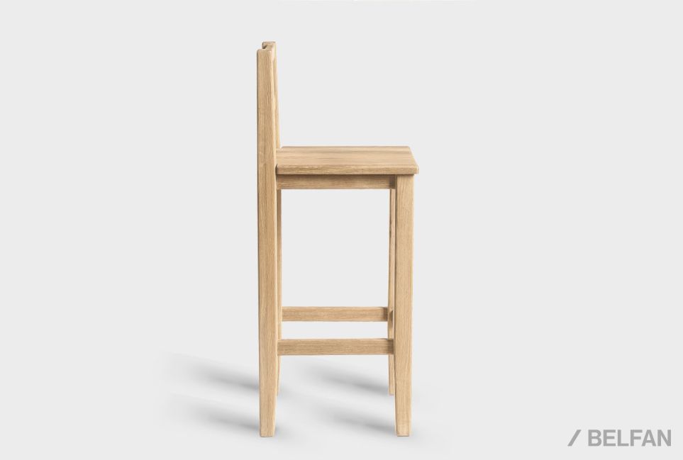 Стул барный "Берген" П массив дуба 3