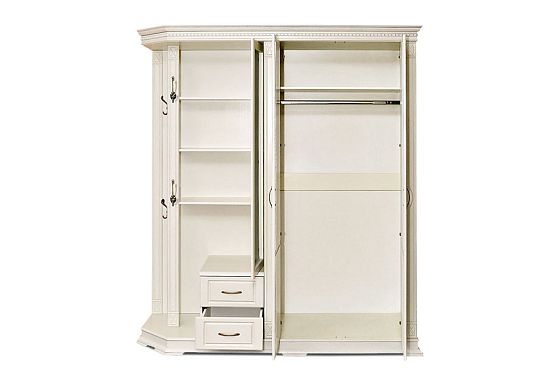 Шкаф комбинированный "Верди Люкс" 1 массив и шпон дуба 3