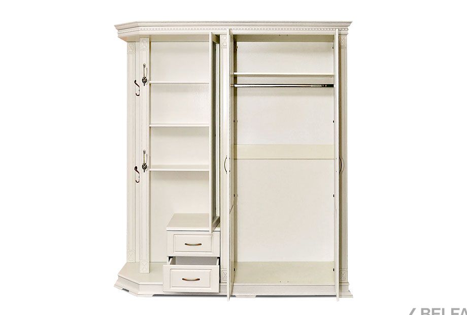 Шкаф комбинированный "Верди Люкс" 1 массив и шпон дуба 3