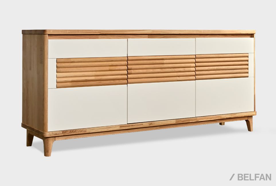 Тумба "Уоллстрит" 3 массив дуба, МДФ 2