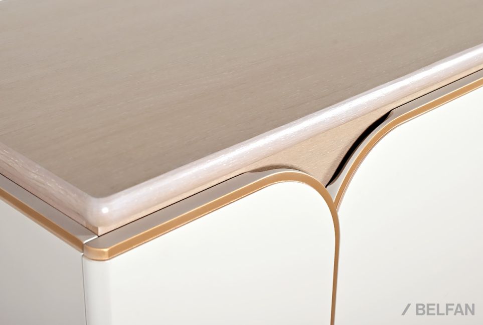 Тумба "Алекса" массив и шпон дуба, МДФ 4