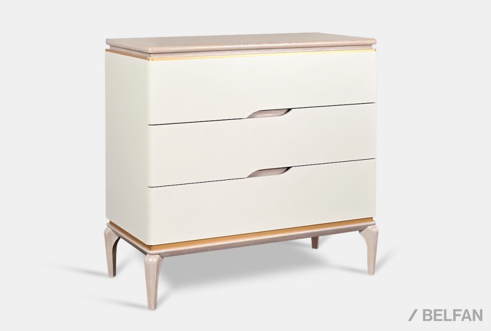 Комод "Алекса" массив и шпон дуба, МДФ 1