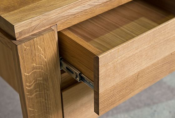 Стол письменный "Берген" В массив и шпон дуба 8