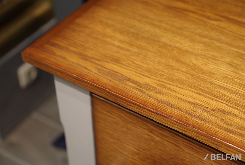 Тумба прикроватная "Бриансон" массив и шпон дуба, МДФ 4