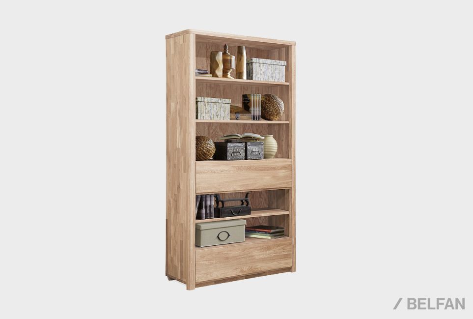 Стеллаж "Норд" (с ящиками) массив дуба 1