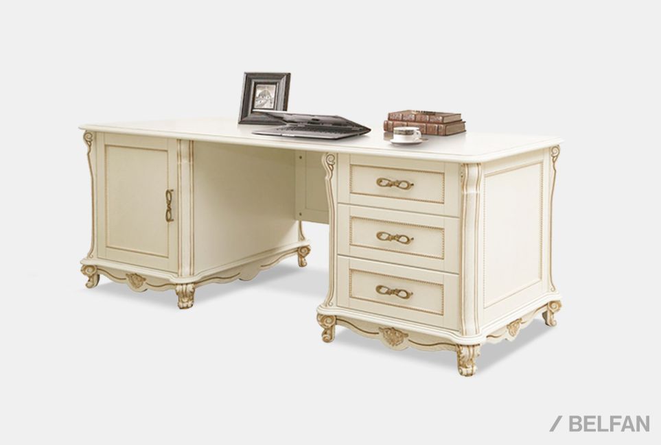 Стол письменный "Алези 2" массив и шпон дуба 1