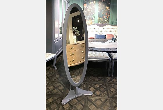 Зеркало напольное "Флерон" массив и шпон дуба 2