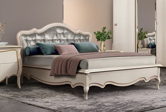 Кровать комбинированная "Трио" массив и шпон дуба 4