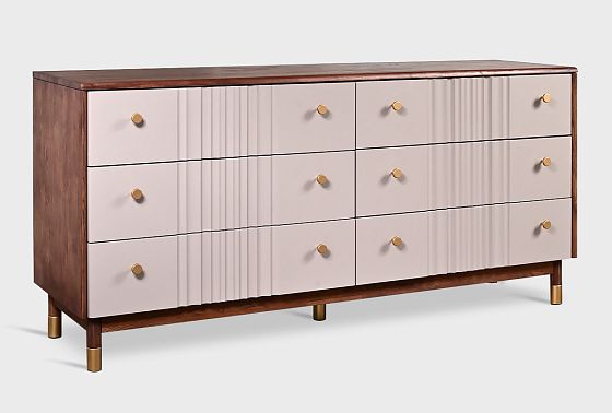 Комод "Меридиан" 6 массив дуба, МДФ 5