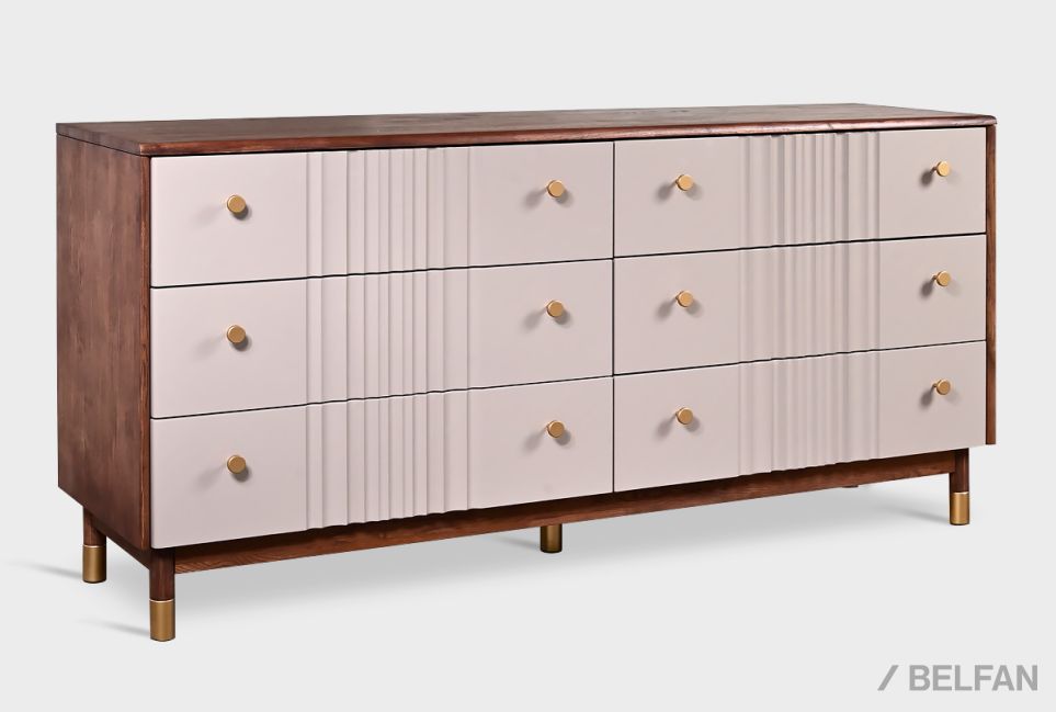 Комод "Меридиан" 6 массив дуба, МДФ 1