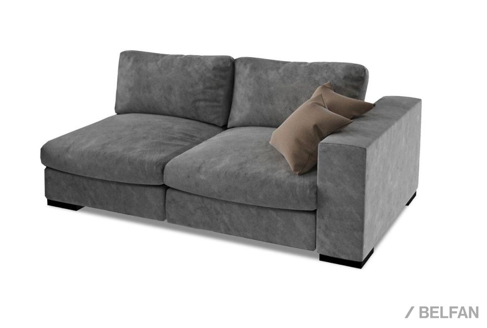 "Лофт" секция 2-х местная с подлокотником 1