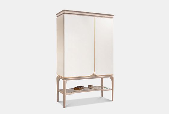 Тумба высокая "Алекса" массив и шпон дуба, МДФ 9