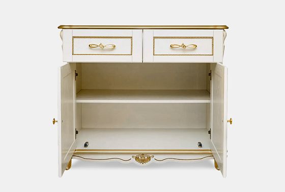 Тумба "Алези 2 Люкс" массив и шпон дуба 5