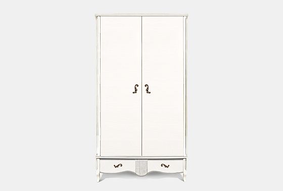 Шкаф для одежды "Катрин" 2-х дв. без зеркала массив и шпон дуба 5