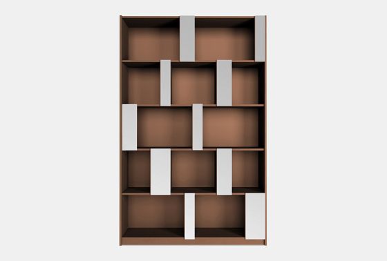 Стеллаж "Сакраменто" 150 (с зеркалами) МДФ, шпон дуба 3