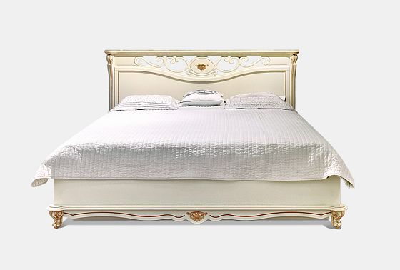 Кровать "Алези" с подьемным механизмом (низкое изножье) массив и шпон дуба 5