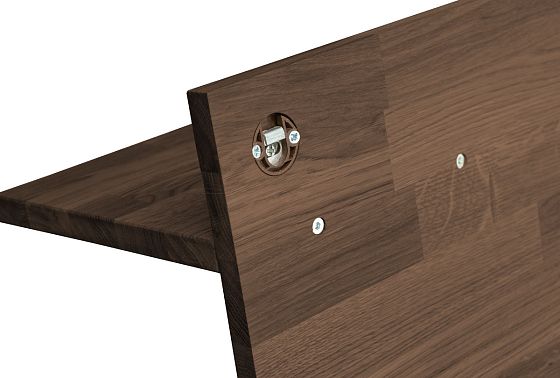 Вешалка настенная "Арт" массив дуба 9