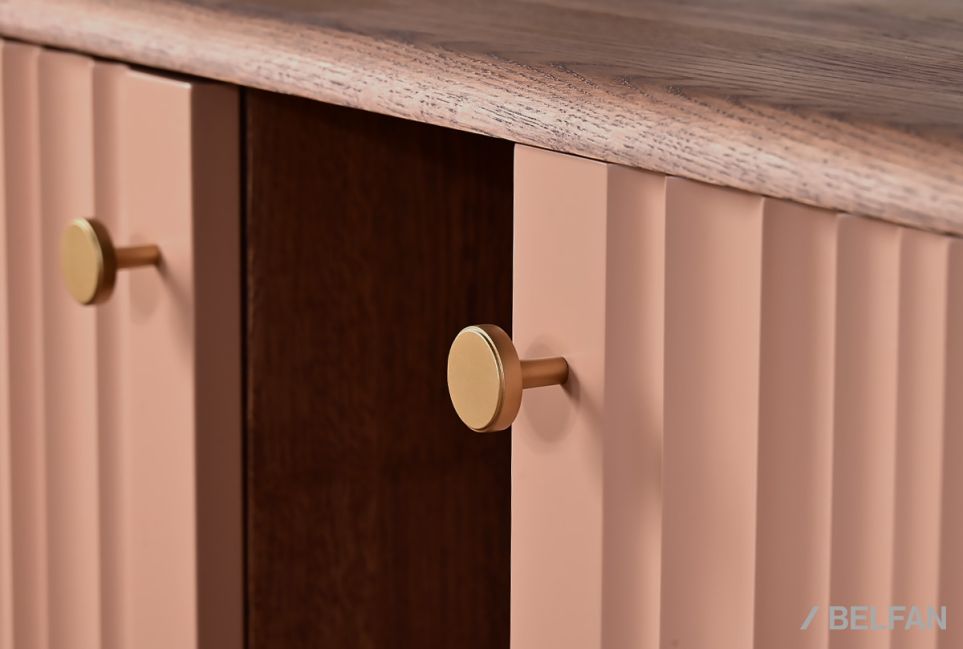 Тумба высокая "Меридиан" массив дуба, МДФ 5