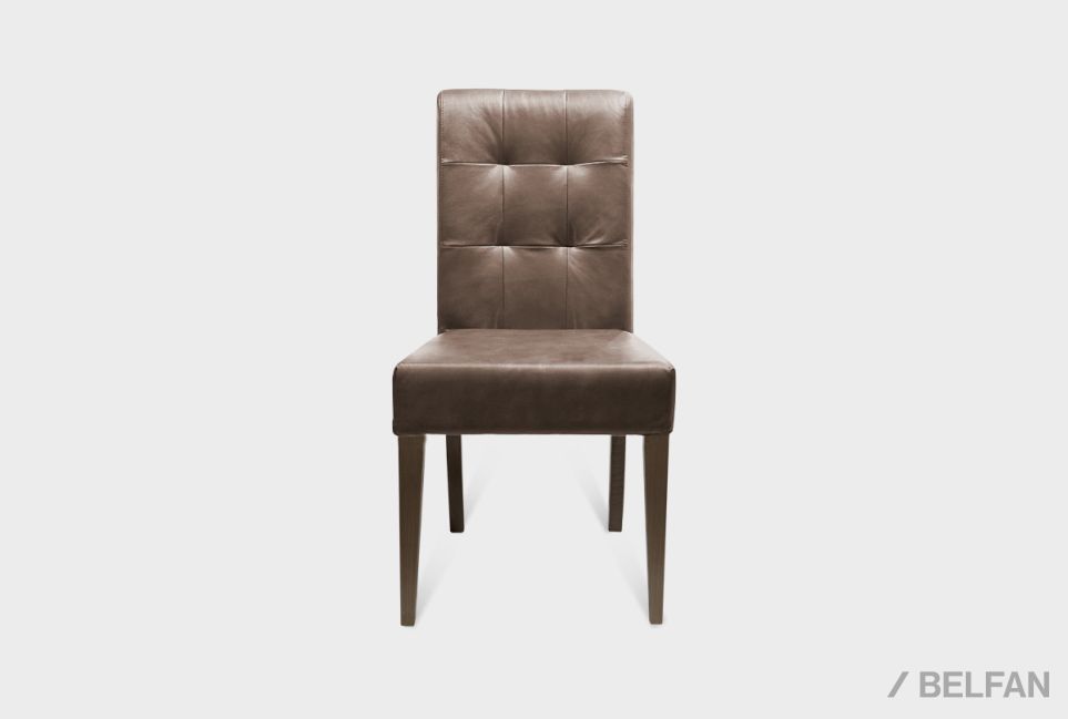 Стул "Берген" (кожа) массив дуба 1