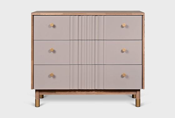 Комод "Меридиан" 3 массив дуба, МДФ 2