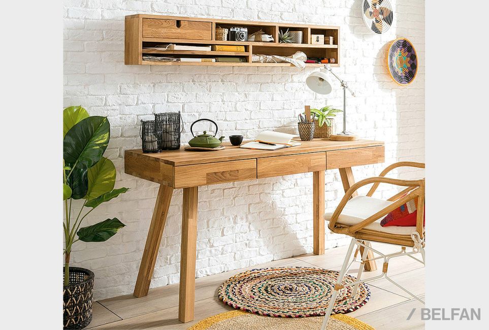 Стол письменный "Берген" Д массив дуба 5