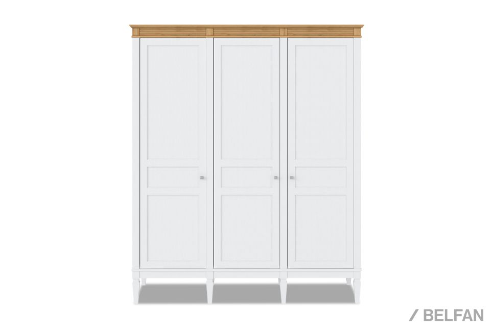 Шкаф для одежды 3-х дверный "Ольса" 03 массив сосны 2