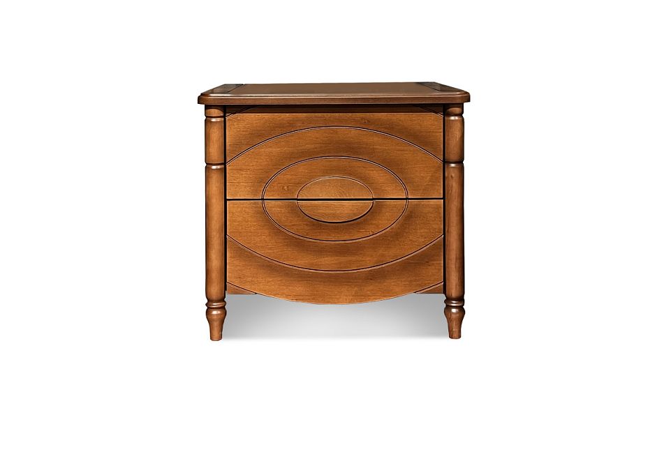 Тумба прикроватная "Офелия"; мёд с темной патиной