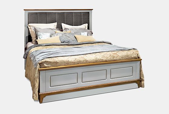 Кровать "Бриансон" массив и шпон дуба, МДФ 7