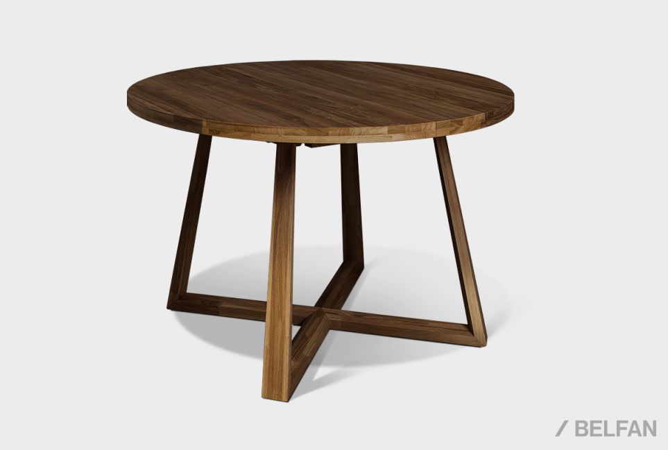 Стол обеденный "Мидгард" (раскладной) массив дуба 1