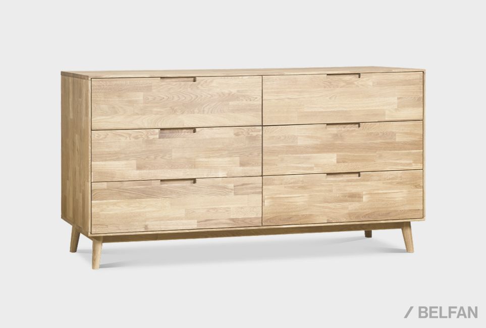 Комод "Ирвинг" 4 массив дуба 1