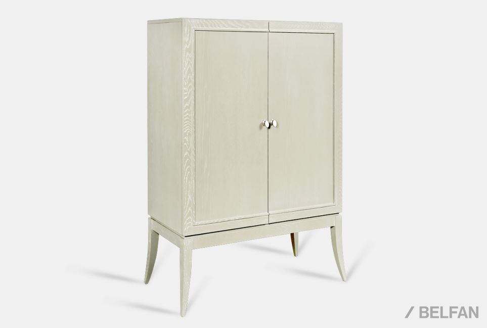 Тумба высокая "Коста" массив и шпон дуба 1