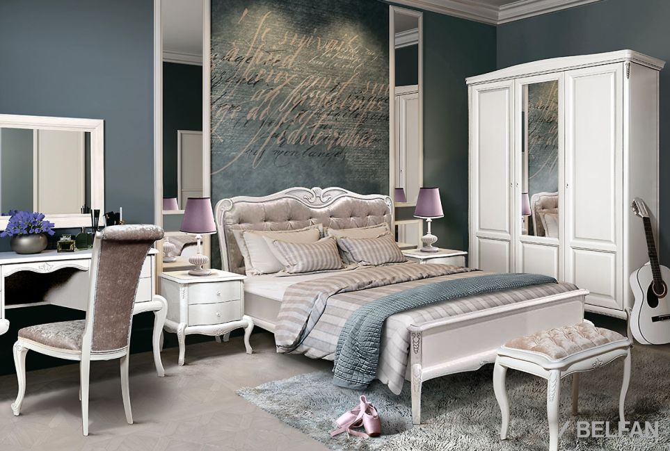 Кровать "Флерон" (низкое изножье) массив и шпон дуба 5