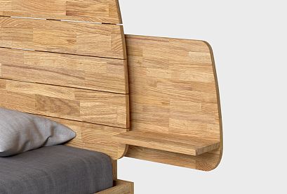 Полка прикроватная "Уоллстрит"; *А-012.23; к-бейц-масло