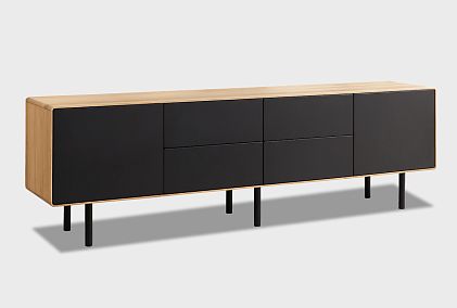 Тумба под ТВ высокая "Норман" 4 (с ящиками)