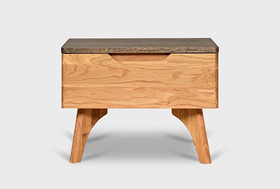 Тумба прикроватная "Элва" B-1 массив и шпон дуба 12