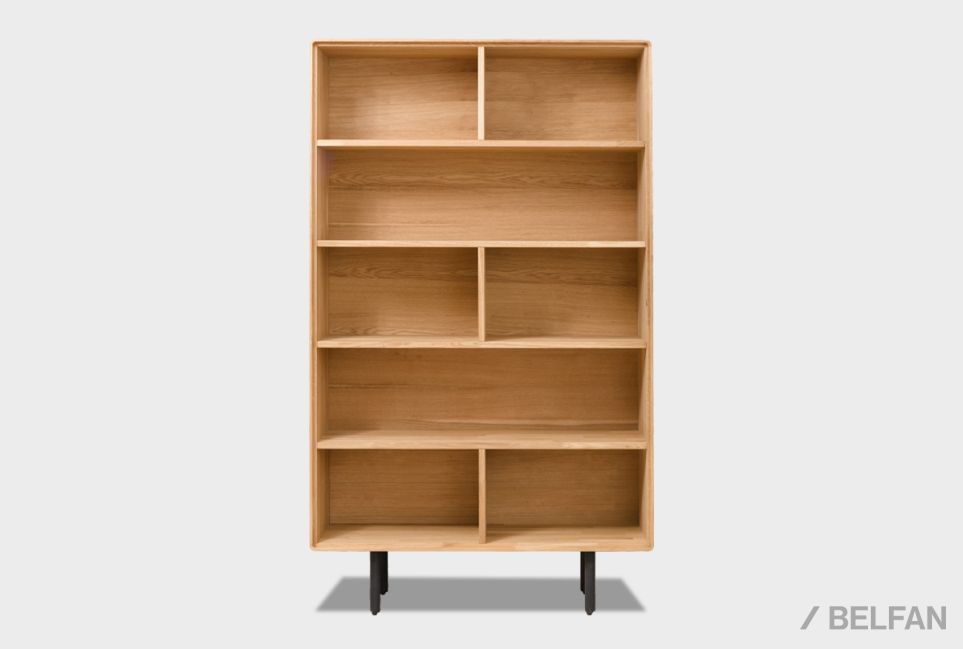 Стеллаж "Норман" 2 массив дуба, металл 2